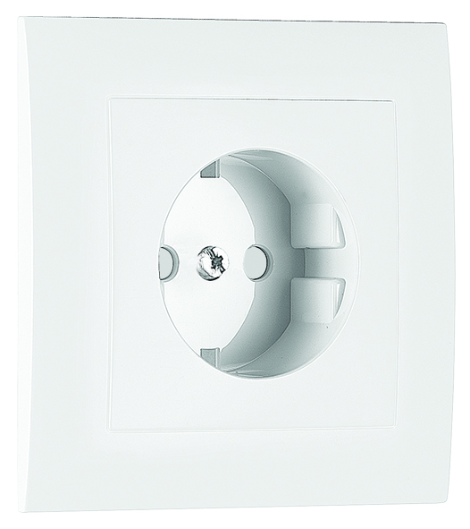 Plaque Monobloc pour Prise de Courant Schuko avec Protection