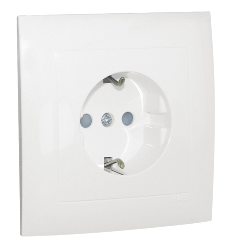  Monoblock Safety Earth Socket (Schuko Type)